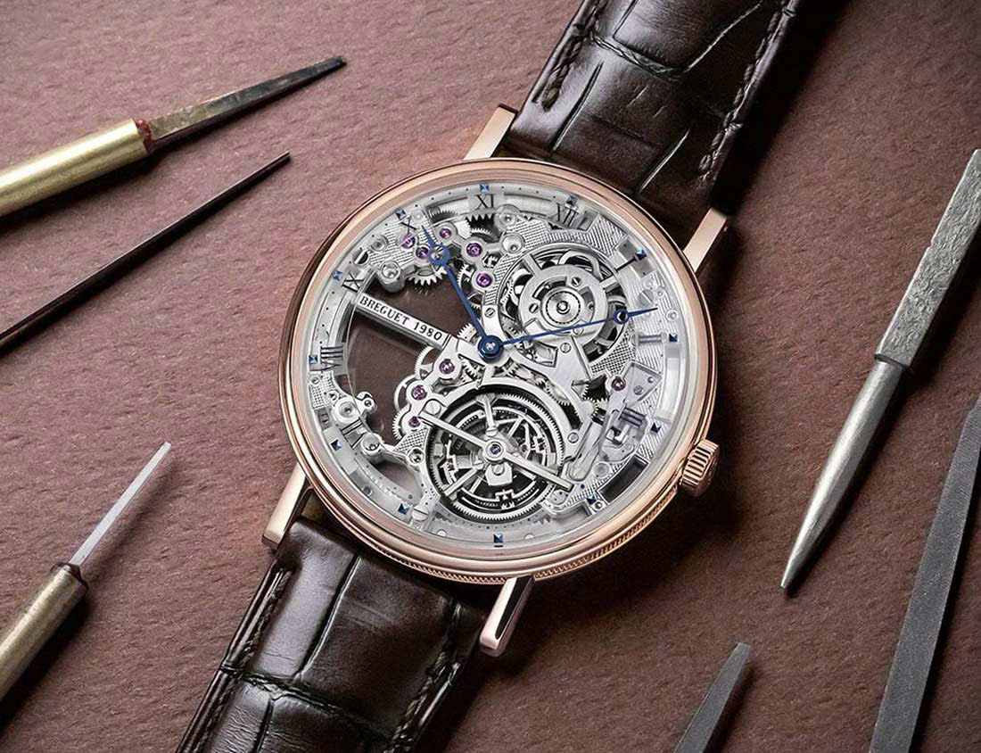 Nghệ thuật chạm khắc đỉnh cao trên đồng hồ nam Breguet Classique 3