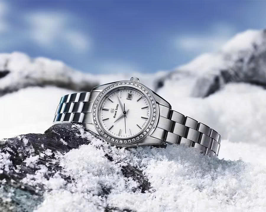 Chiêm ngưỡng mặt số tuyết rơi của Grand Seiko Snowflake SBGA211 3