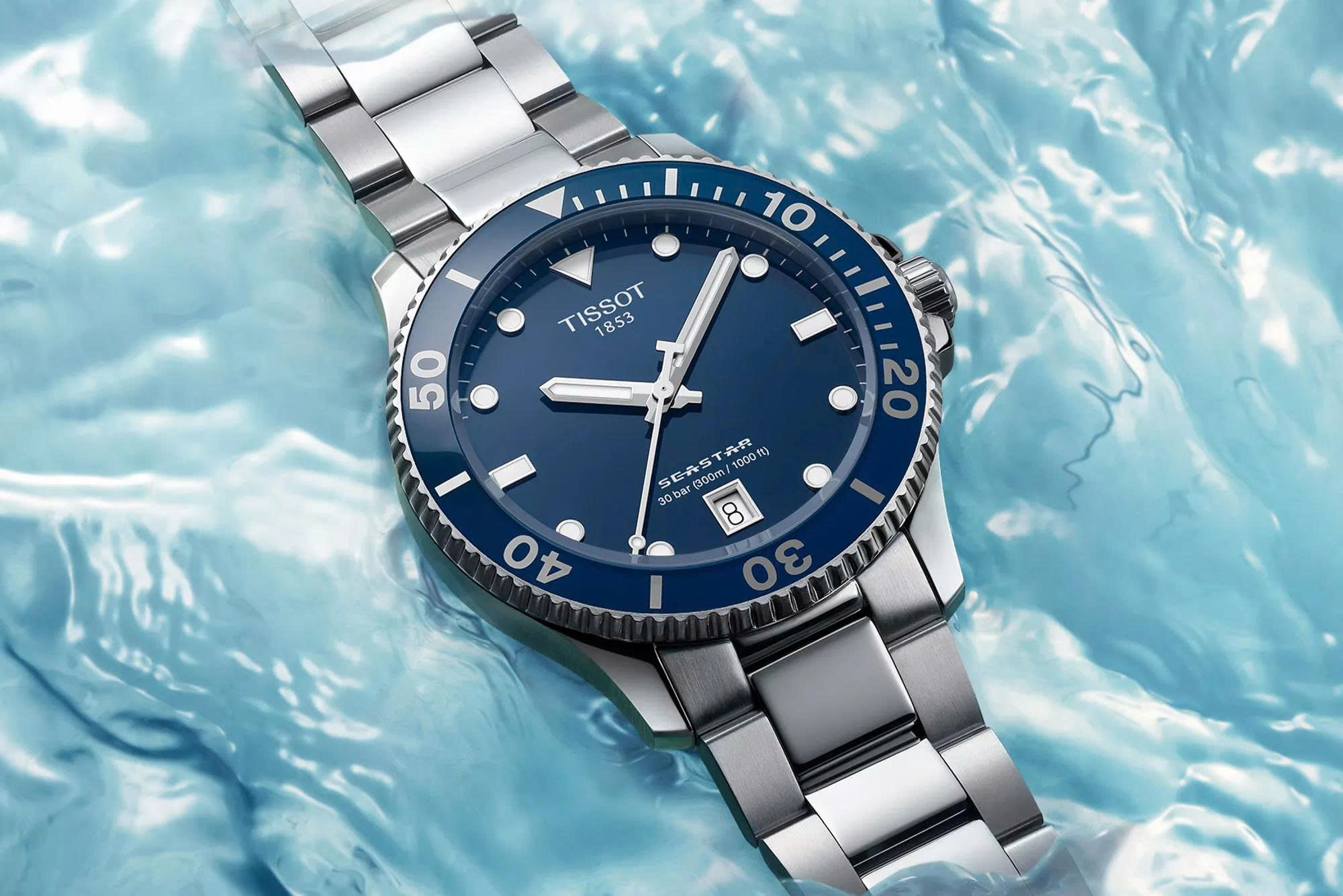 Đánh giá chi tiết quái vật biển sâu Tissot Seastar 1000 mới 1