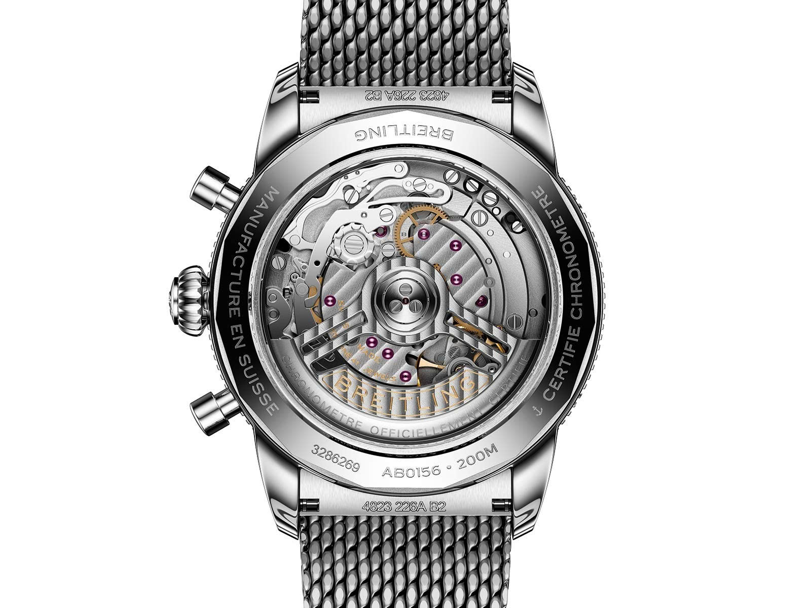 Khám phá thiết kế mạnh mẽ trên đồng hồ Breitling Chronoliner mới 2