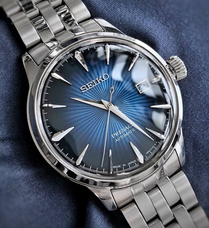 Chiều sâu mặt số tráng men dòng Seiko Presage Enamel 1