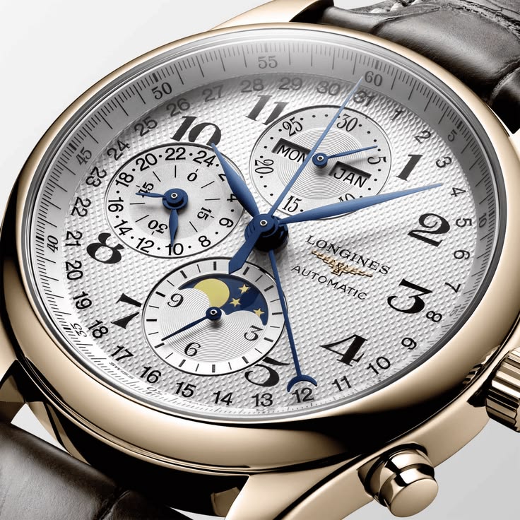 Giao thoa thiên văn hoài cổ trên Longines Master Moonphase 2