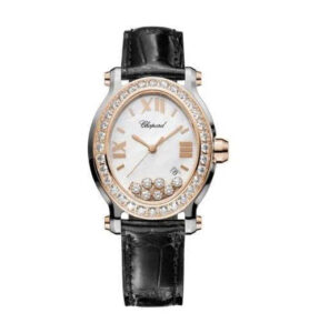 Vũ điệu kim cương vui nhộn trên mặt số Chopard Happy Sport 2