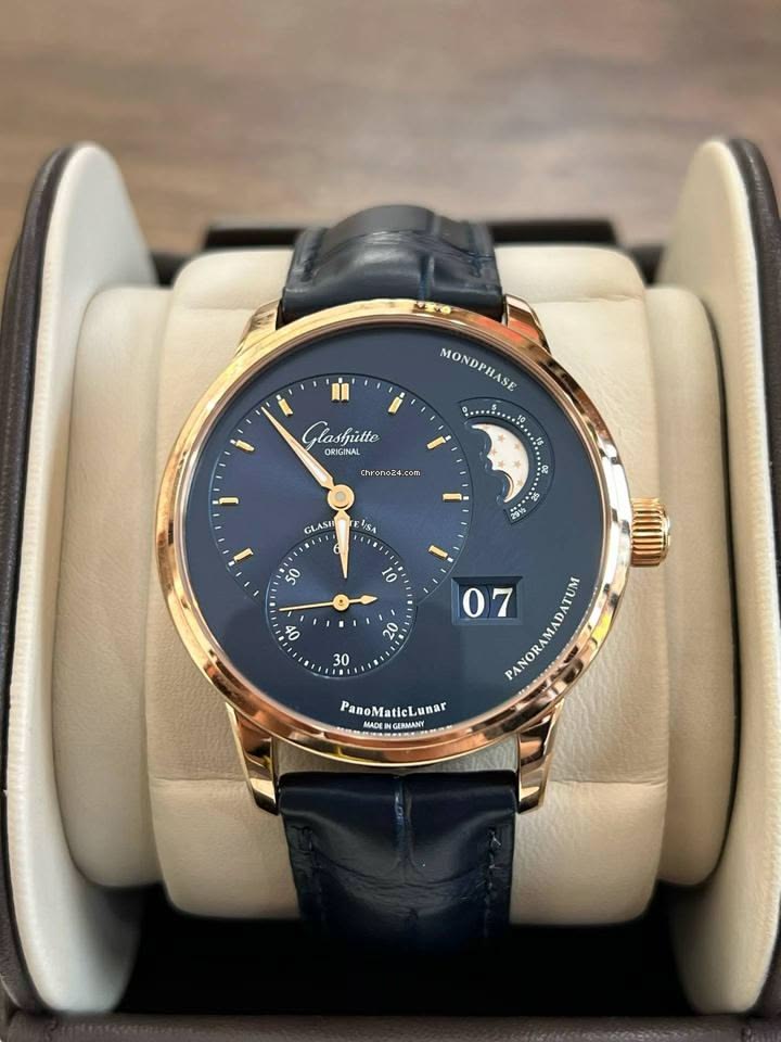 Nghệ thuật mặt số lệch tâm Glashutte Original Senator mới 3