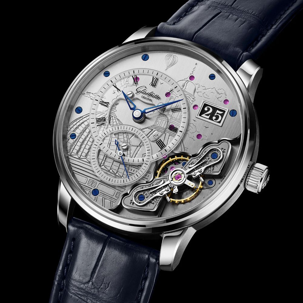Dấu ấn kỹ nghệ tráng men trên mặt số Glashütte Original. 3