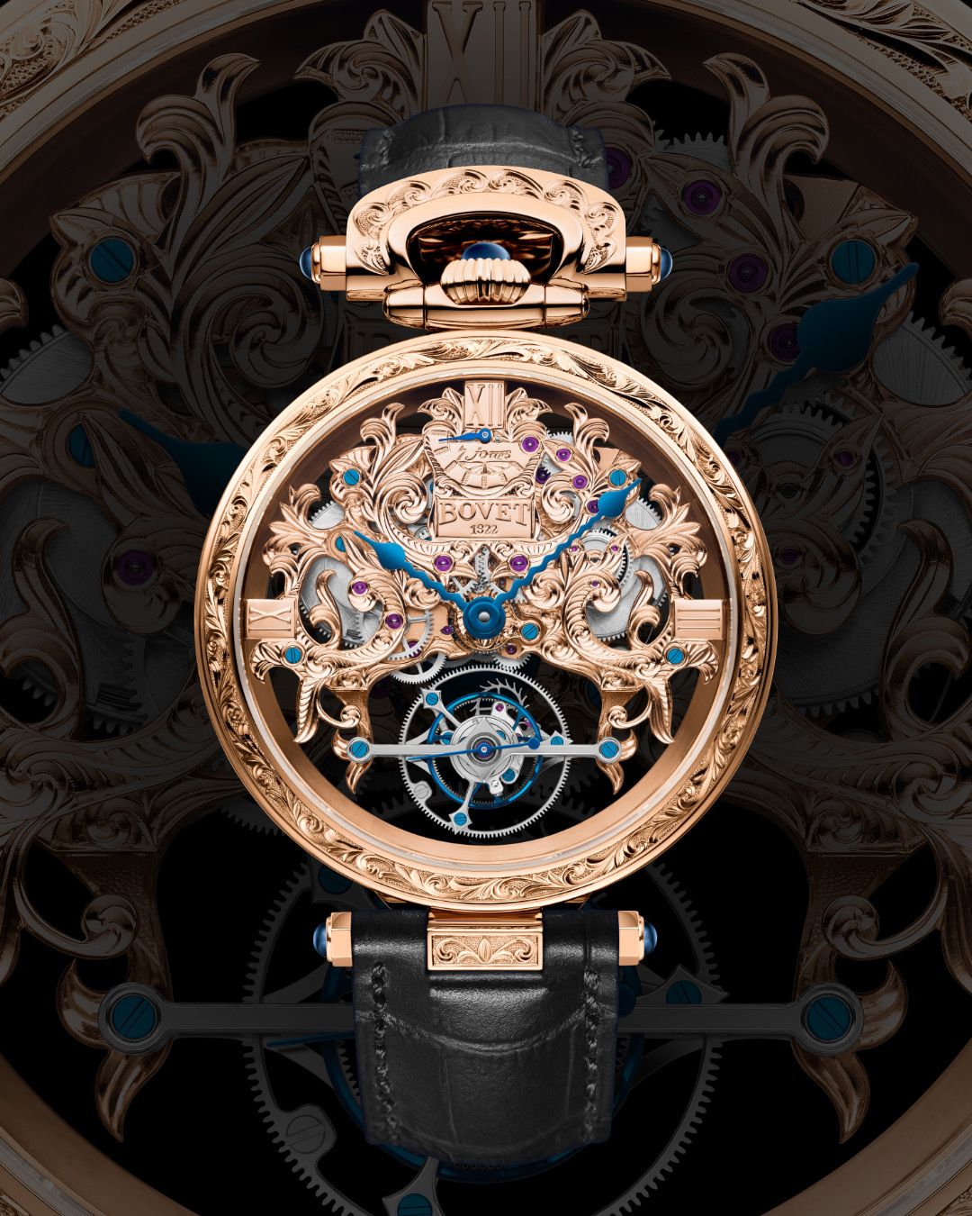 Nghệ thuật tráng men tinh xảo của cỗ máy Bovet 1822. 3