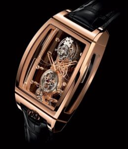 Ấn tượng bộ máy thiết kế dạng cầu Corum Golden Bridge 2