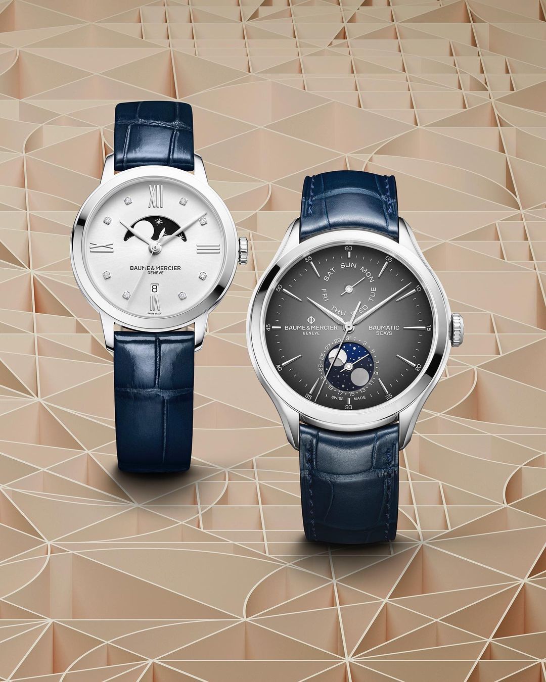 Cảm nhận sự cân bằng trong thiết kế cỗ Baume Mercier 3