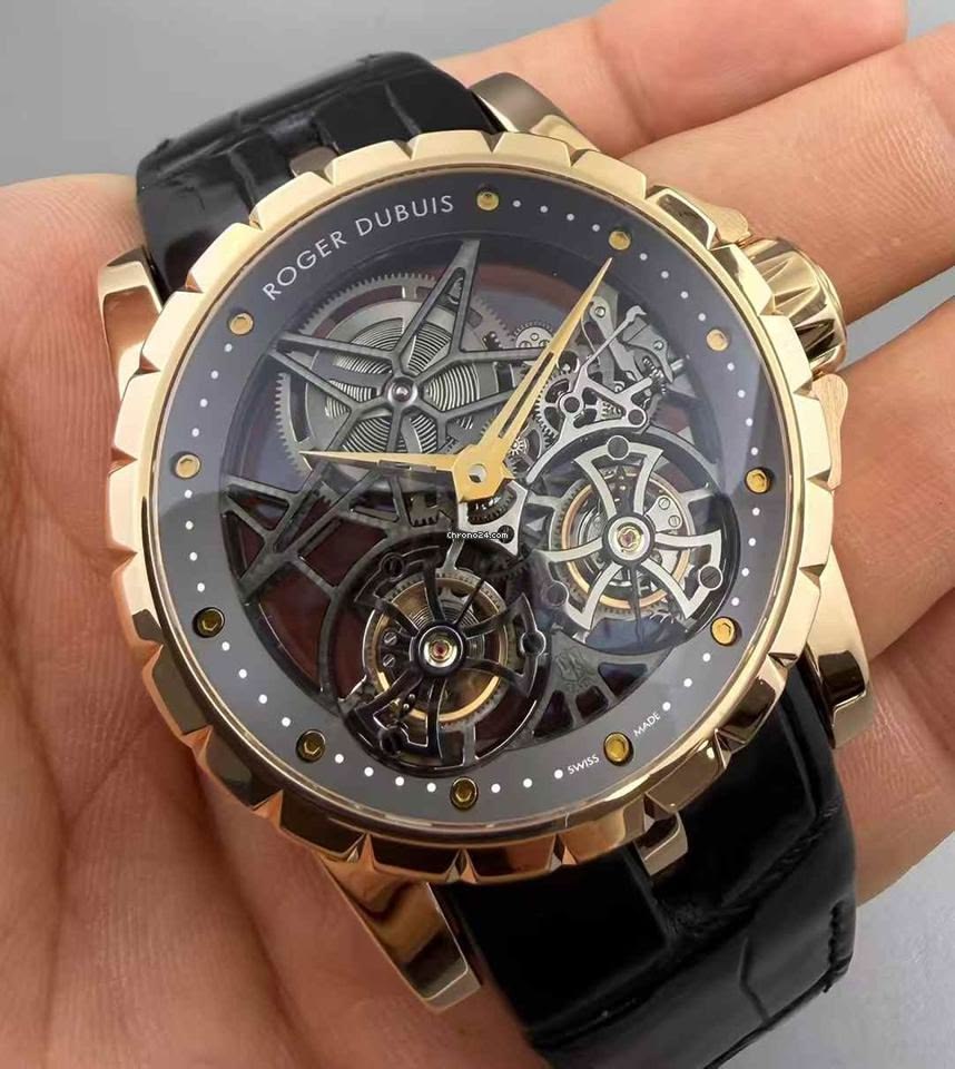 Nghệ thuật chạm khắc bộ máy Skeleton nhà Roger Dubuis Excalibur 3