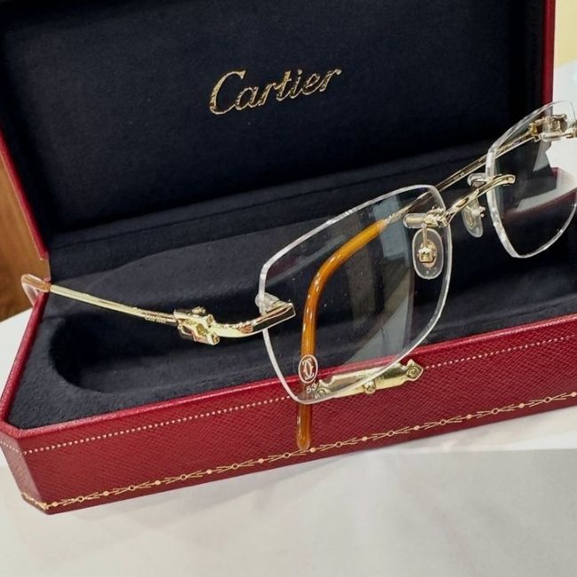 Chuyên thu mua kính mắt Cartier đúc vàng tại Thái Nguyên 2